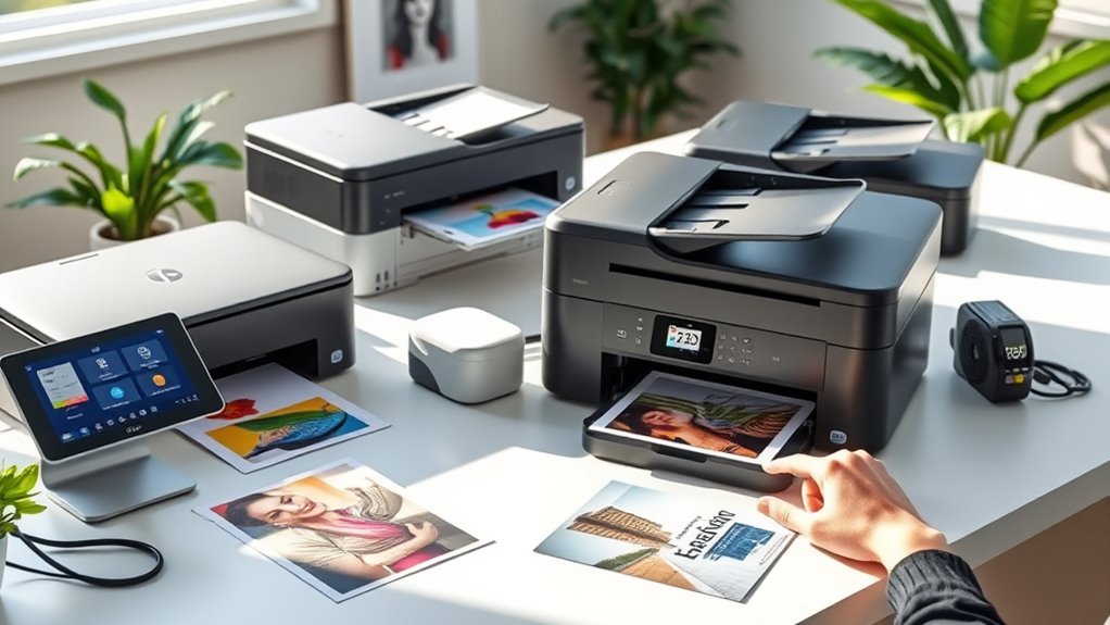 consider print quality and speed