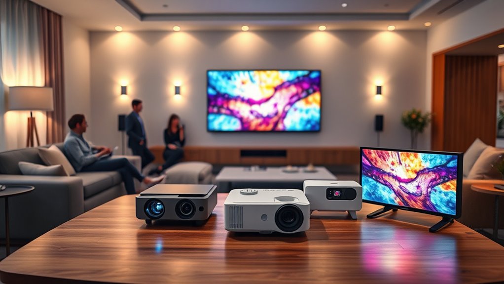 consider resolution brightness connectivity portability