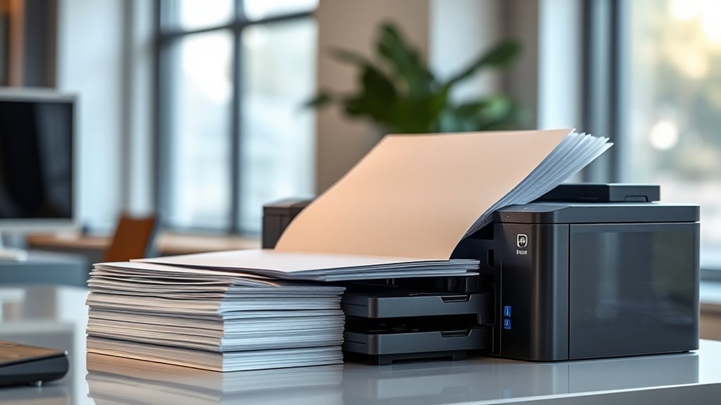 efficient high volume printing features