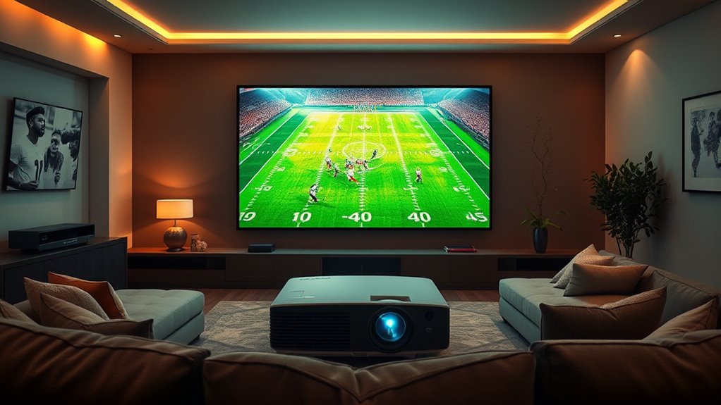 high quality portable projector features