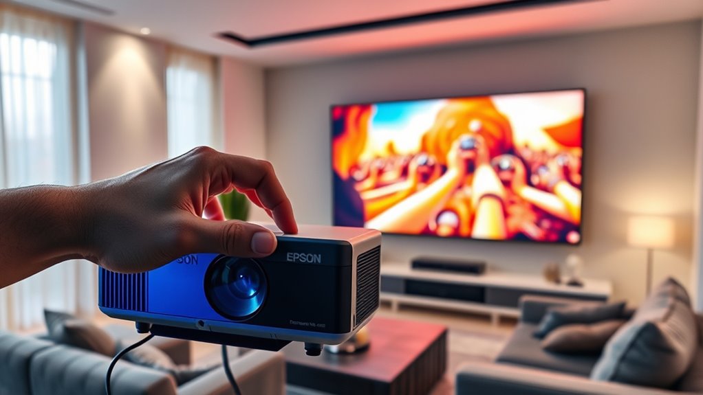 home theater projector features