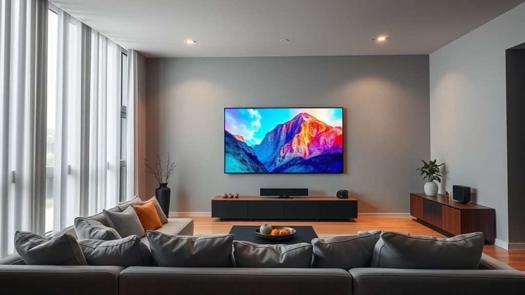 ideal projector wall colors