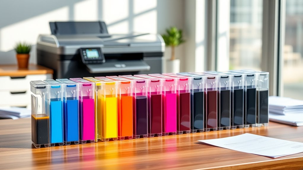 ink capacity and compatibility