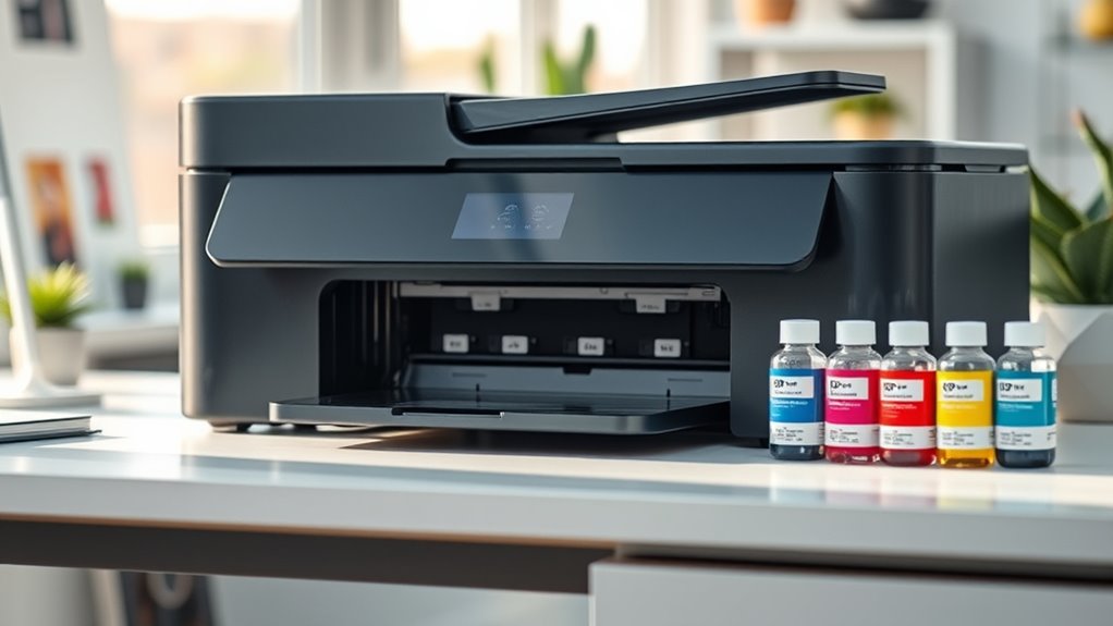 ink capacity and refill ease