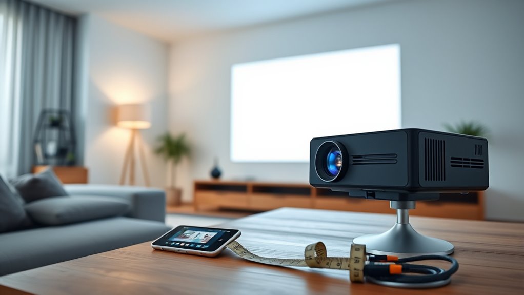 key budget projector features