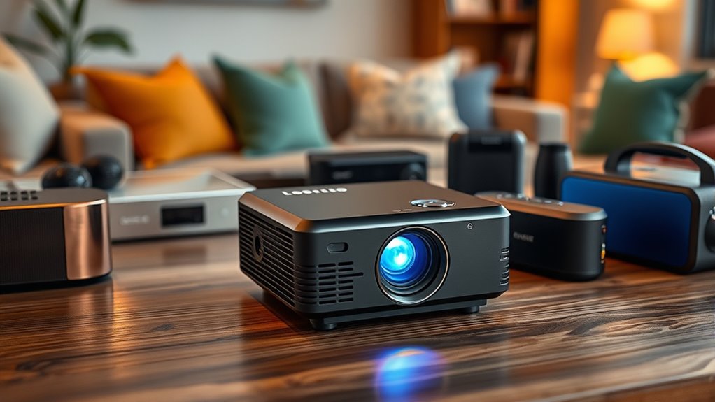 key features for portable projectors