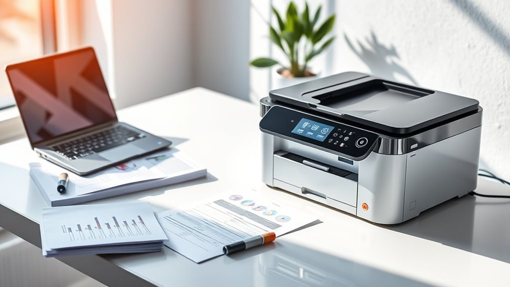 key office printer features