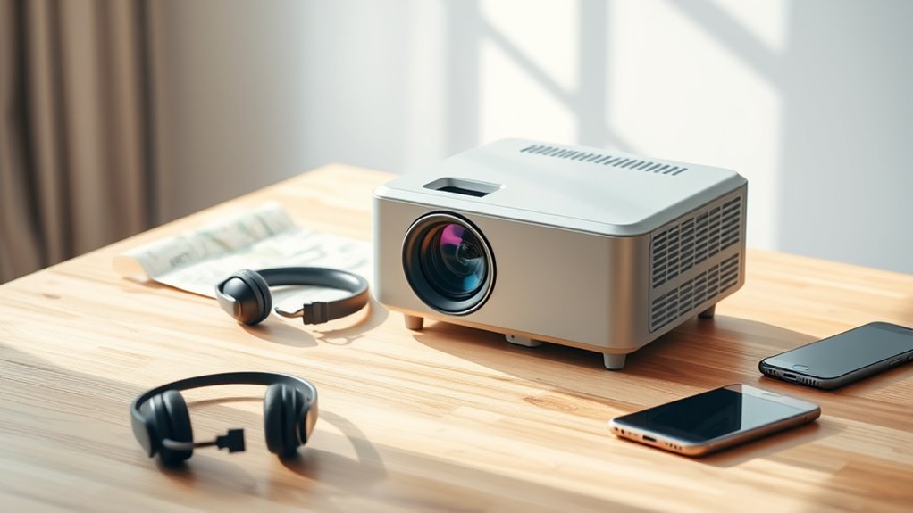 key portable projector considerations