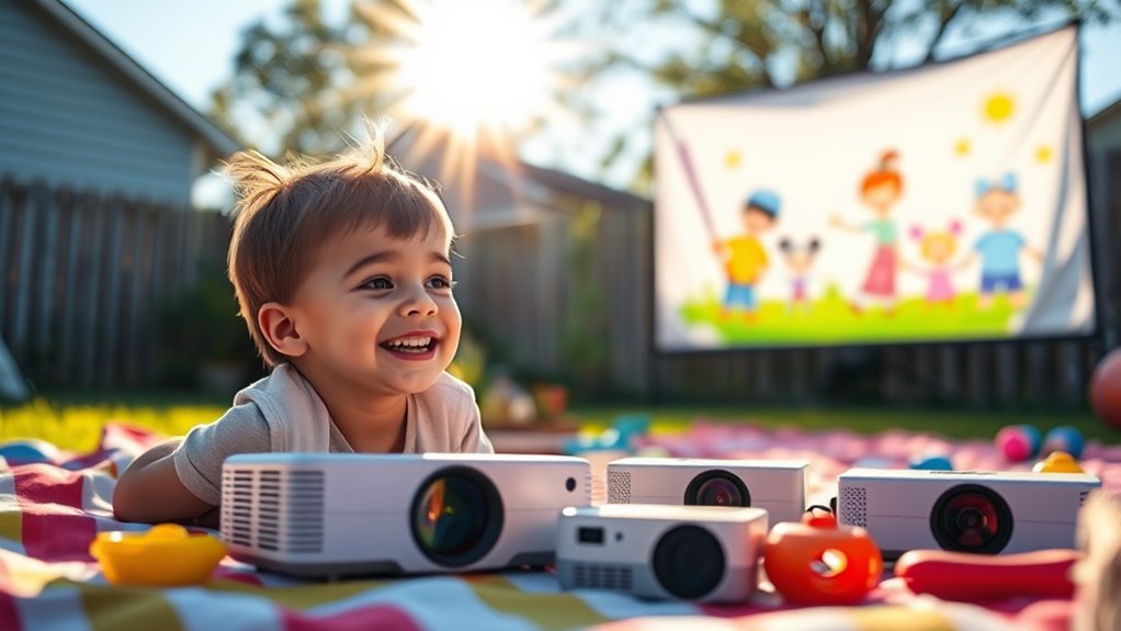 kid friendly portable projector features