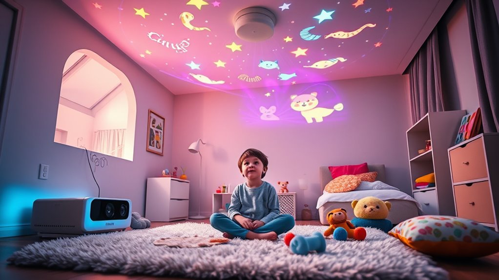kids bedroom projector options