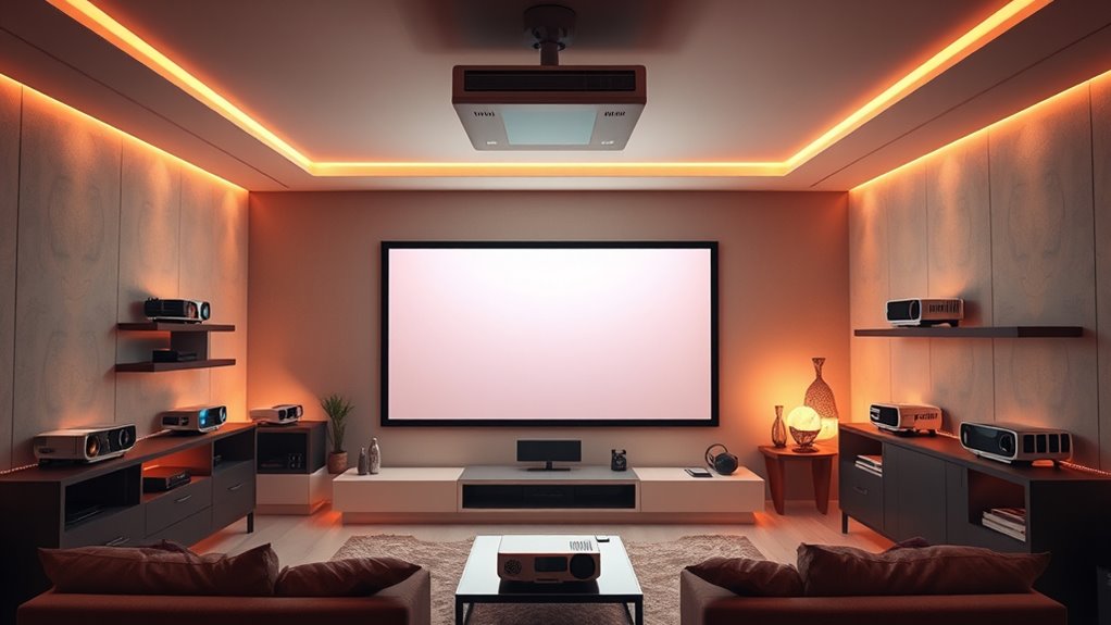 long throw projector list