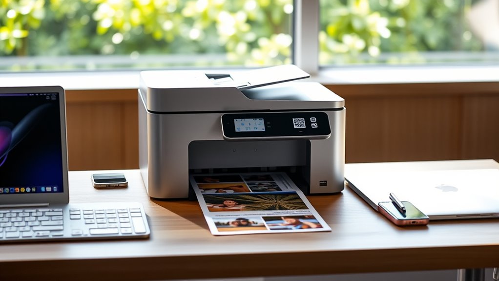 mac compatible wireless color printer