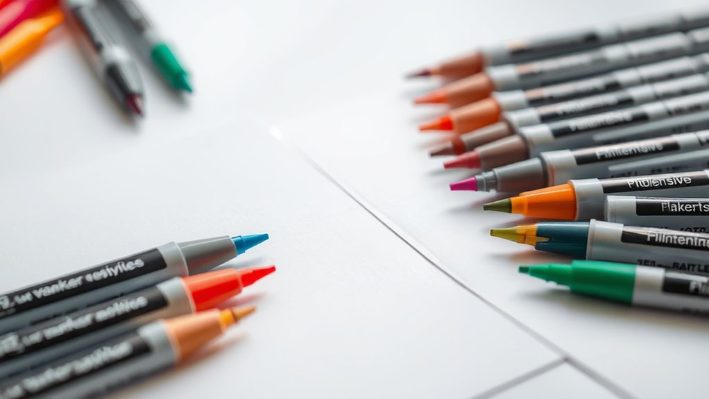 marker friendly bleed resistant paper