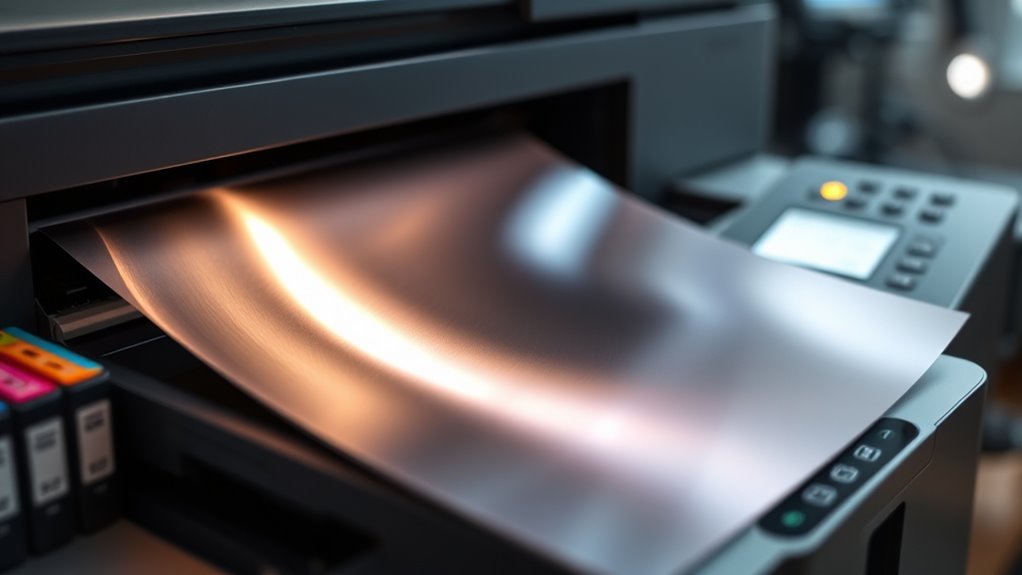 metallic cardstock printer considerations