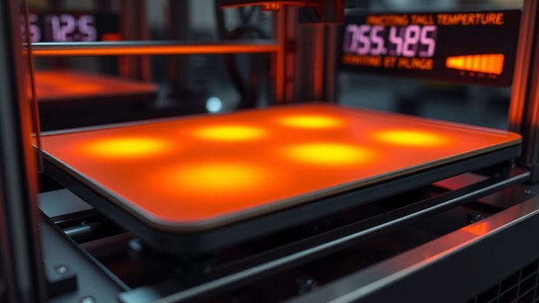optimal 3d bed temperatures