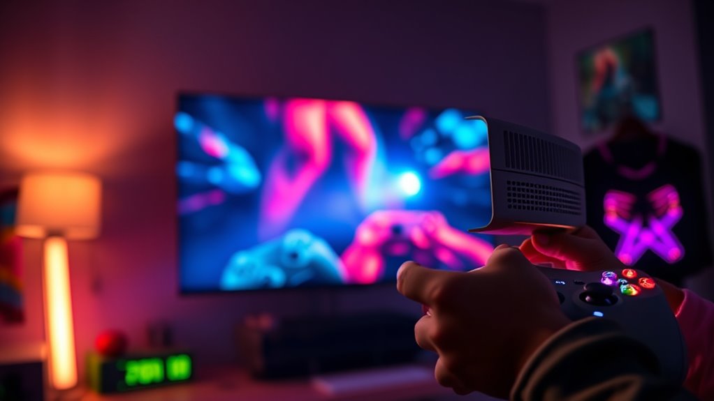 optimal gaming projector features