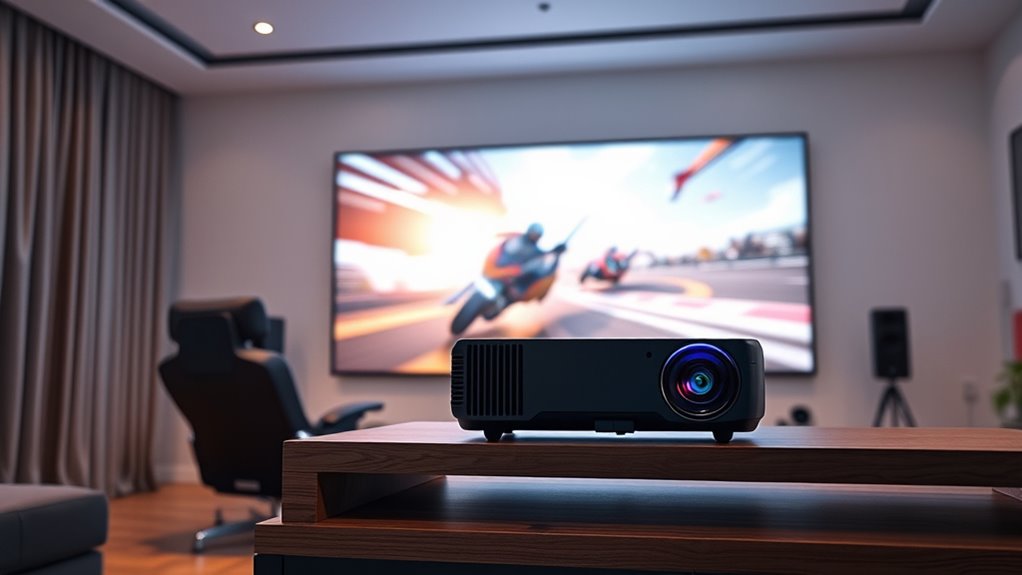 optimal gaming projector features