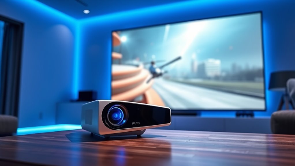 optimal gaming projector setup