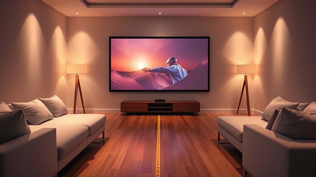optimal projector placement considerations