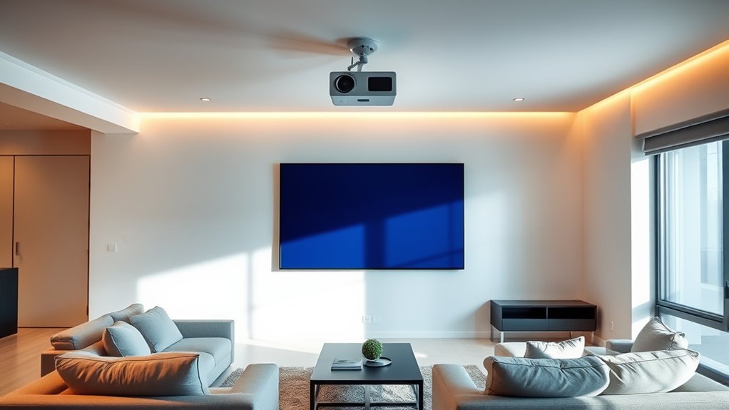optimal projector placement strategies