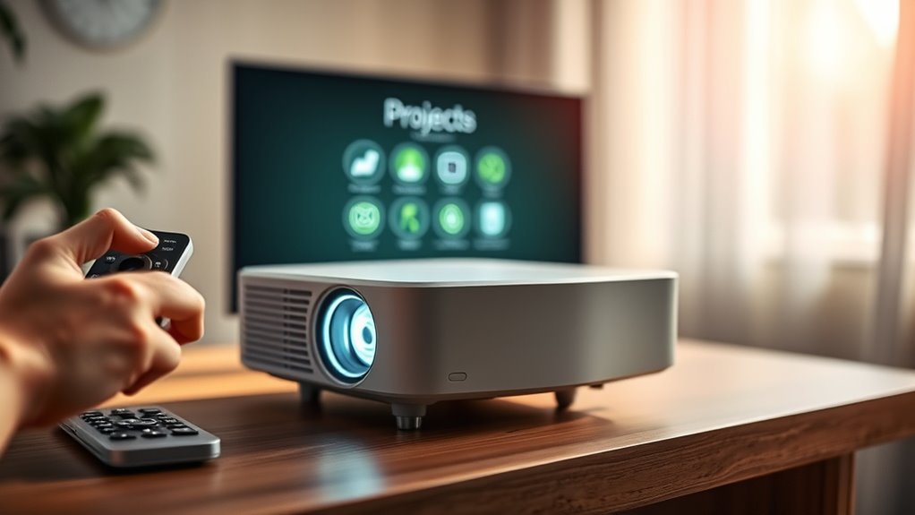 optimize projector energy efficiency