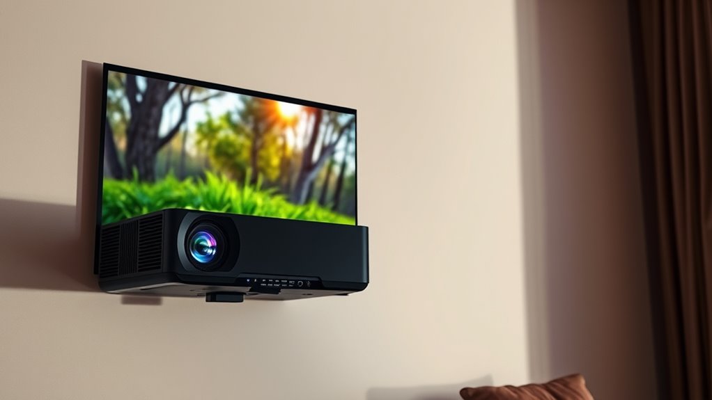 optimize projector picture settings