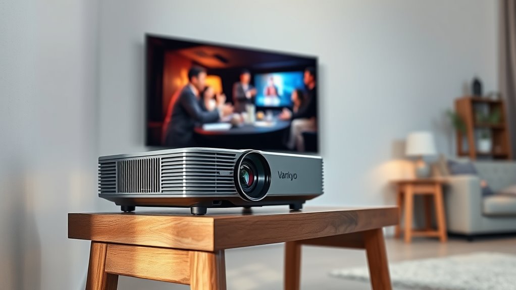 optimize projector setup settings