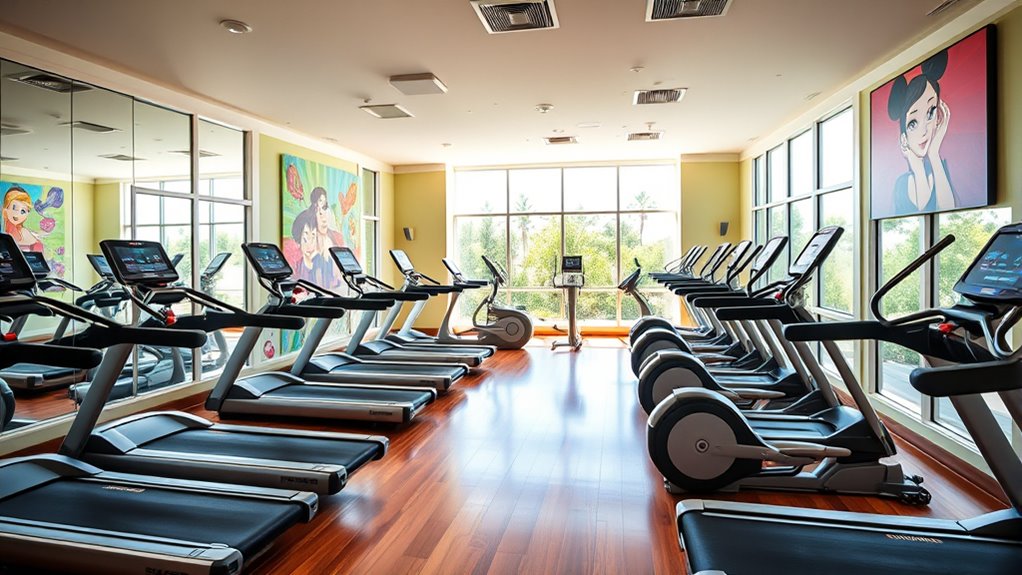 outdoor jogging themed pools