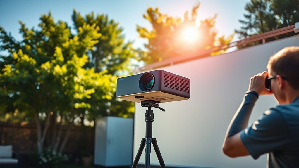 outdoor projector brightness essentials