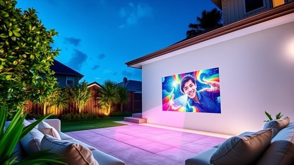 outdoor projector features checklist
