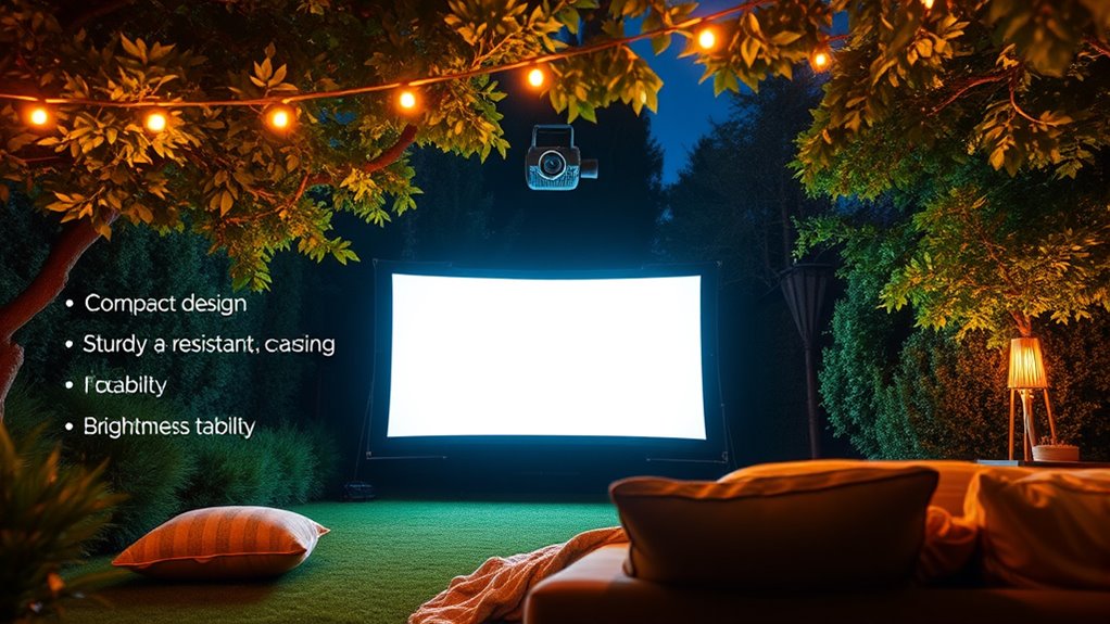 outdoor projector selection tips