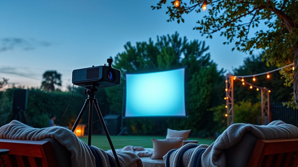 outdoor projector setup essentials