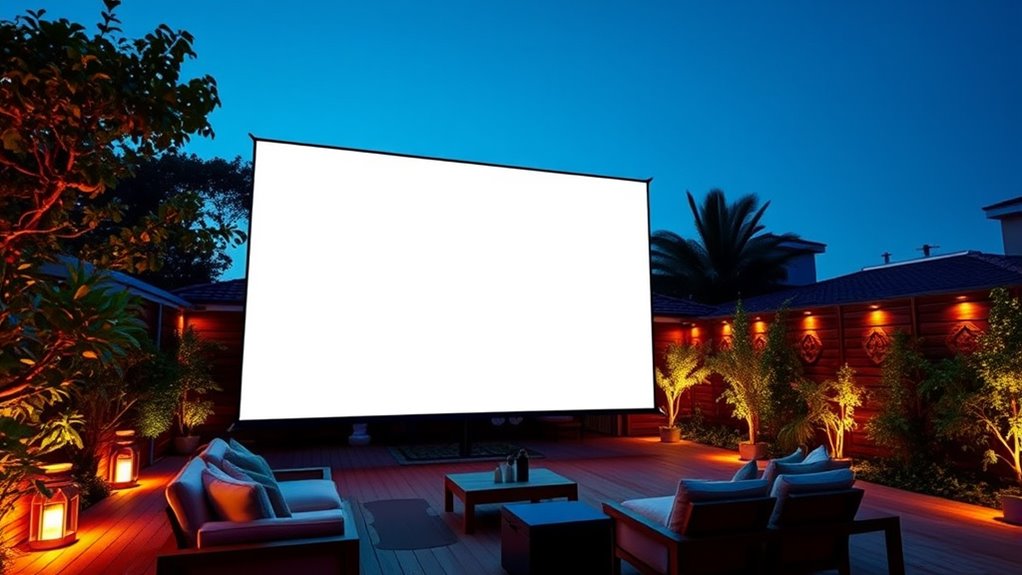 outdoor projector setup essentials