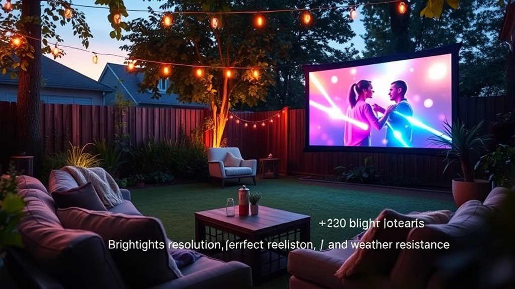 outdoor projector setup essentials