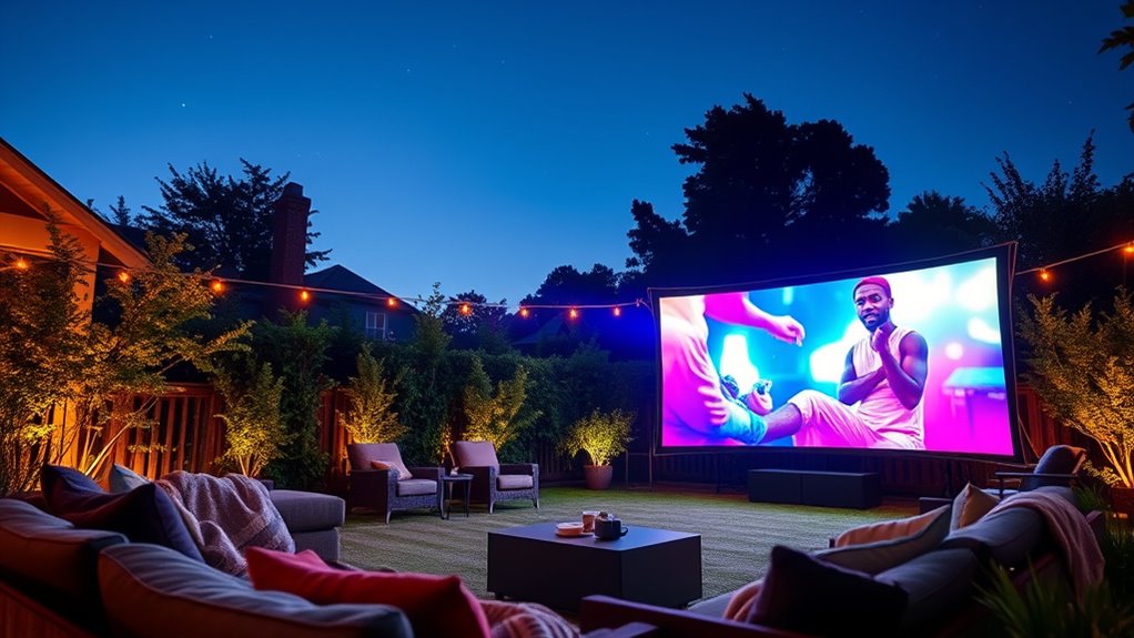 outdoor projector setup essentials