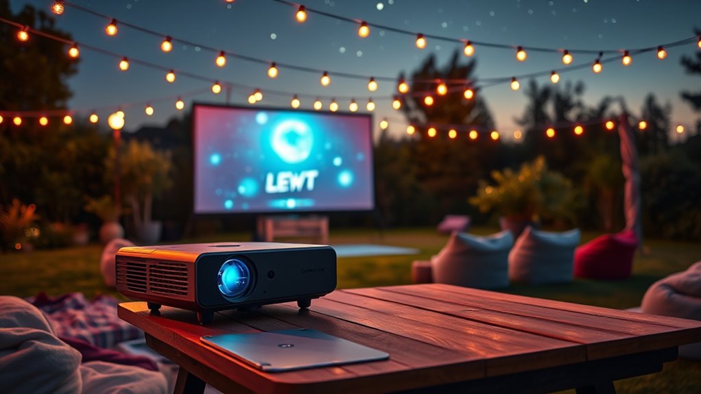 outdoor projectors with dvds