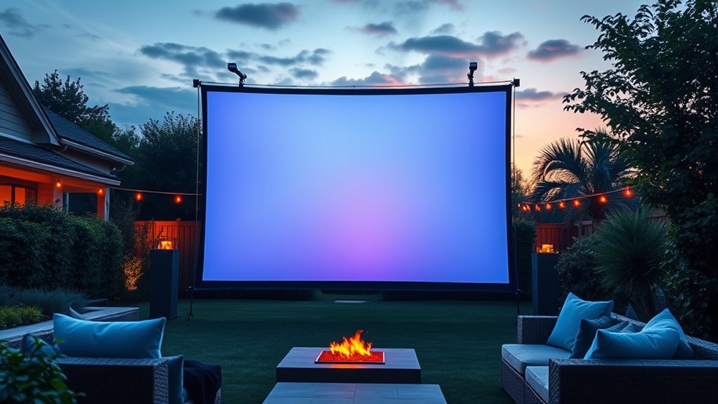 outdoor screen durability and stability