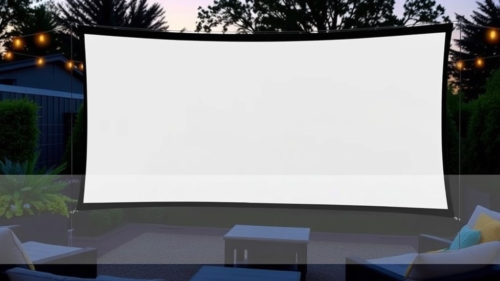 outdoor screen setup essentials