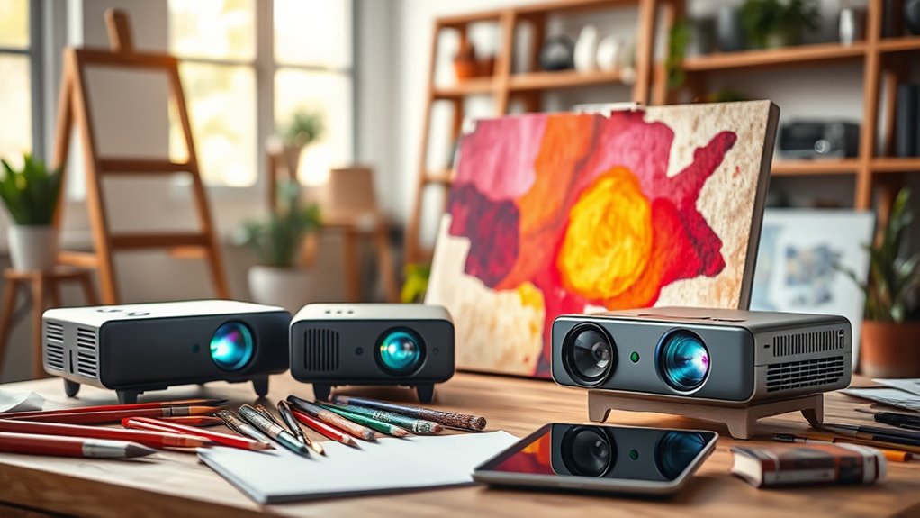 portable art projector features