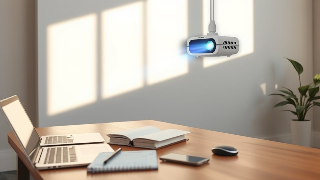 portable connected high quality projector