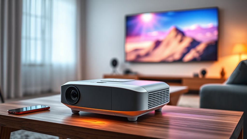 portable high quality projectors