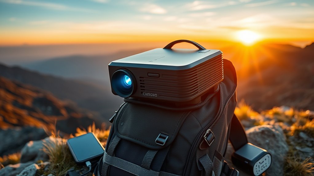 portable lightweight versatile projector