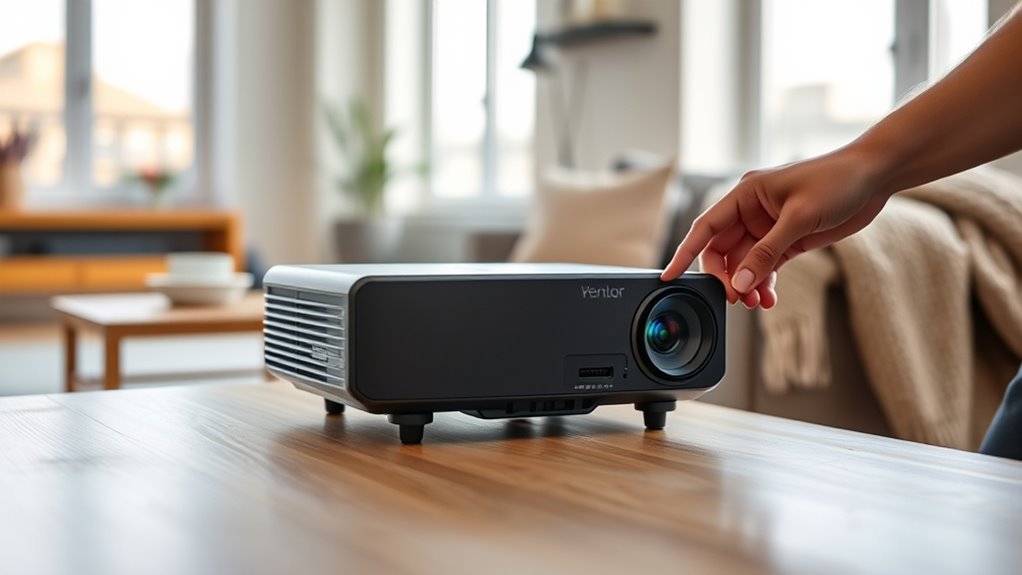 portable projector rental tips