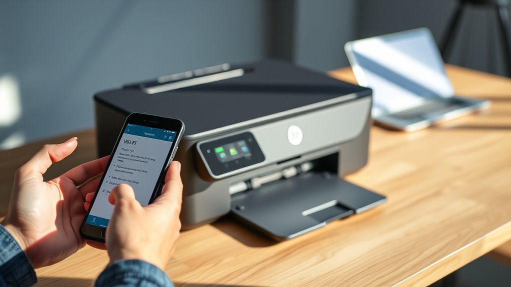prepare printer and devices