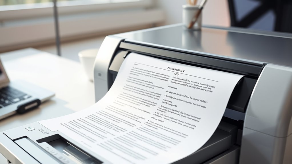 print quality and efficiency