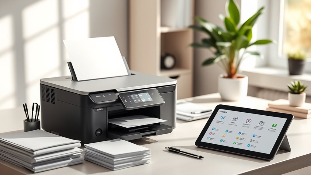 print quality and efficiency