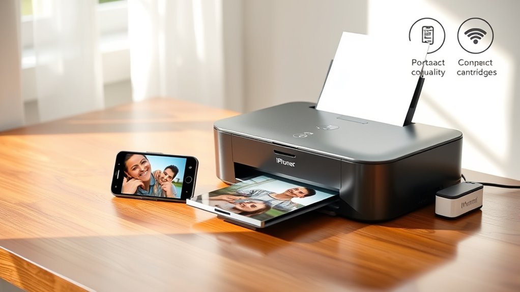 print quality and portability