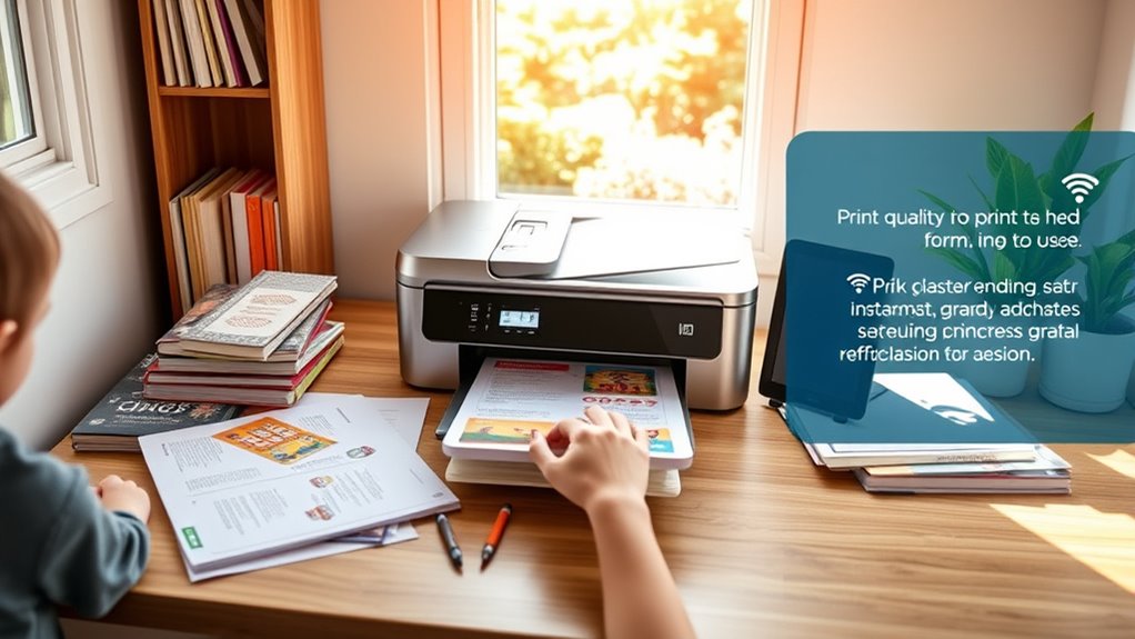 print quality connectivity efficiency