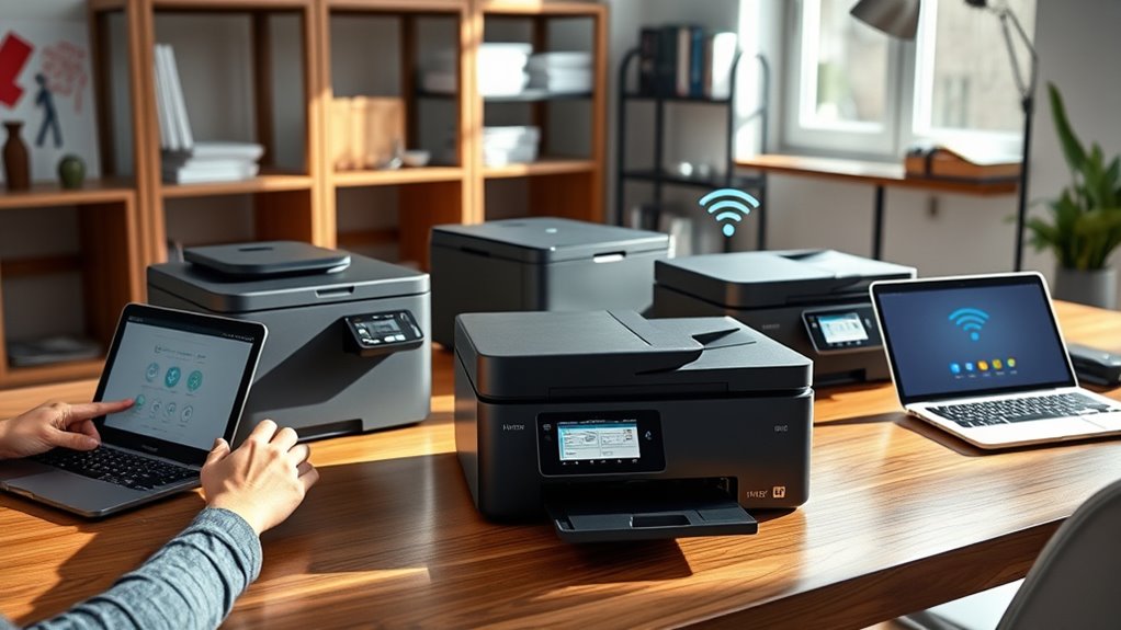 print speed wireless options