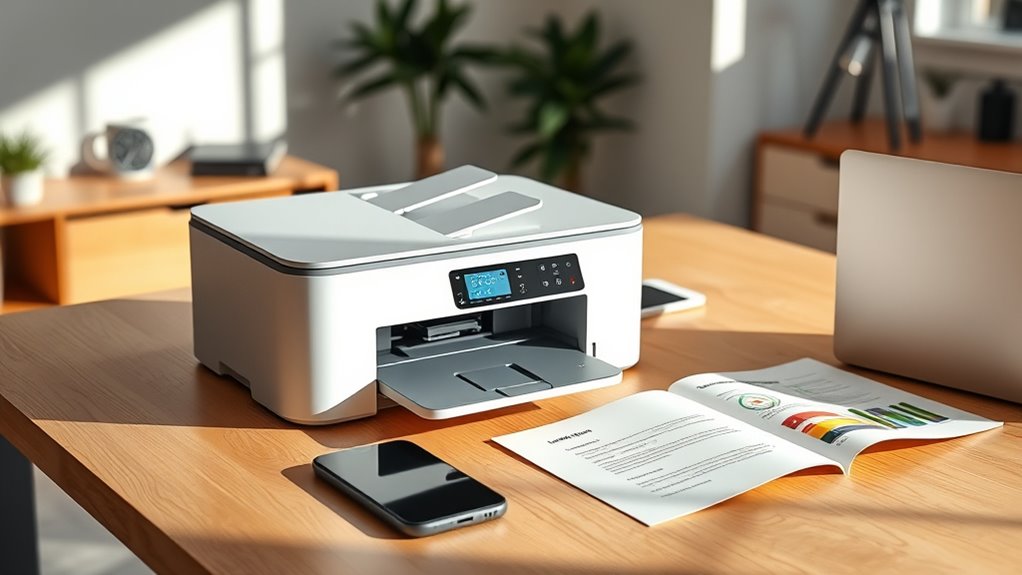 printer features and capacity